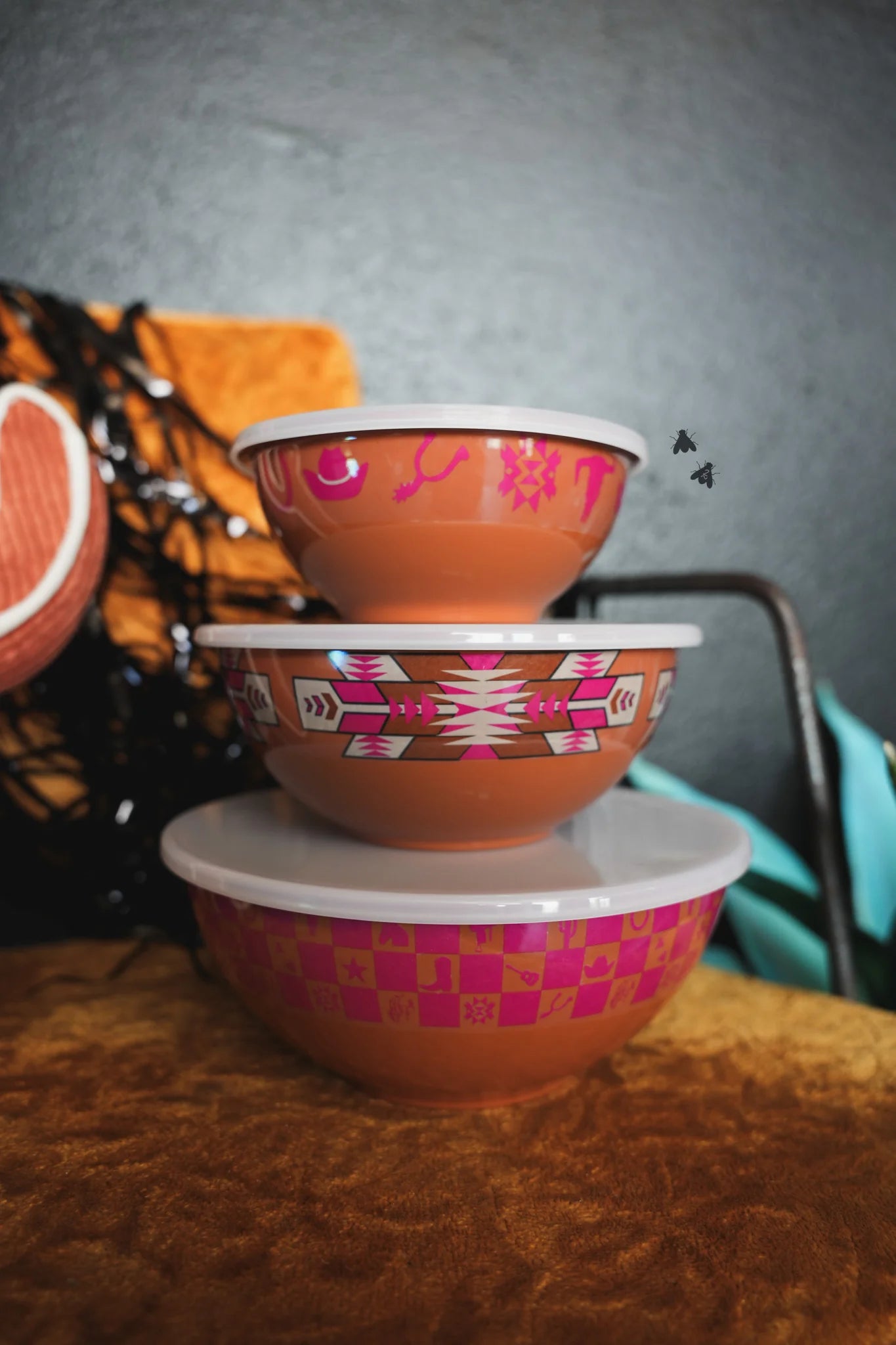 RODEO CHIC BOWLS *RUST