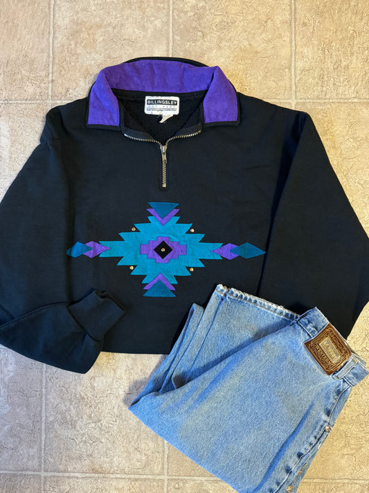 VINTAGE NEON COWBOY CREWNECK